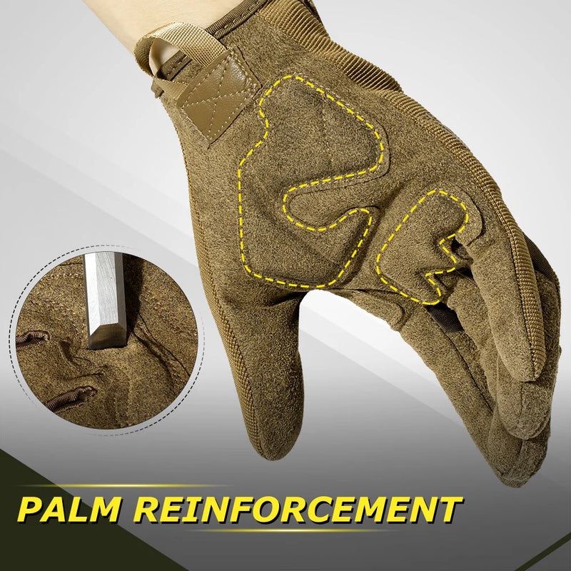 Gants Tactiques Écran Tactile à Paume Renforcée et Poignet Réglable, 4 Coloris, vue 3