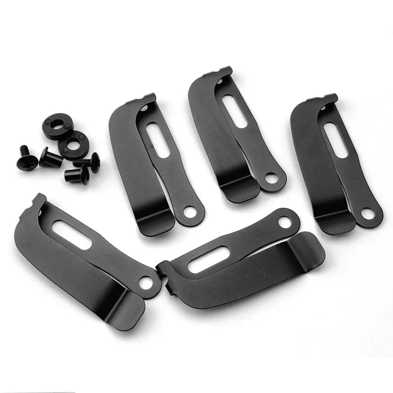 Pince de Ceinture pour Holster et Étui en Acier Inoxydable, Droitier ou Gaucher, 1 à 4 Pièces, vue 3