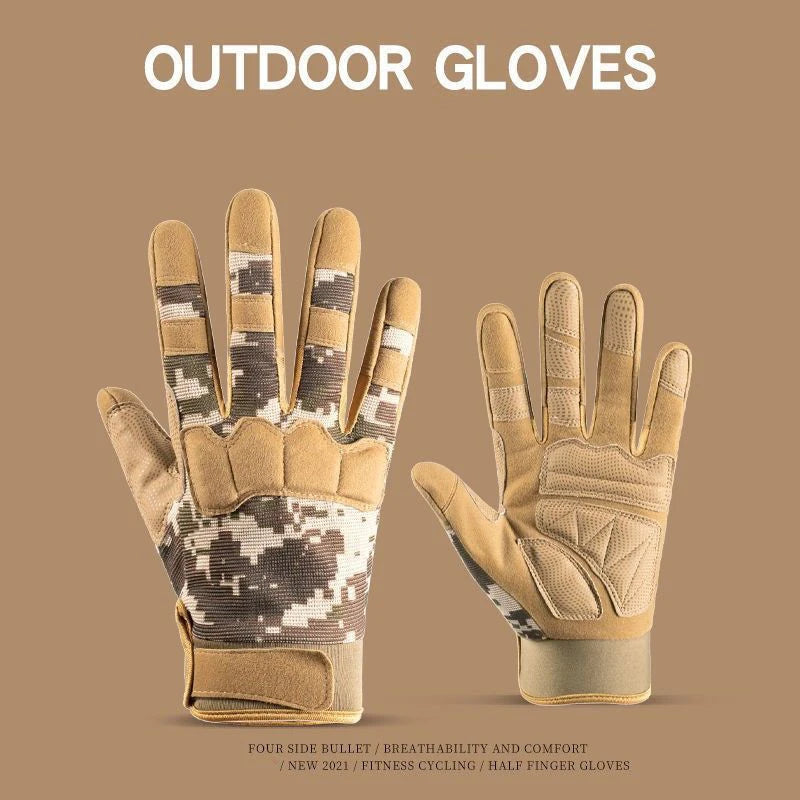 Gants Tactiques Doigts Complets à Écran Tactile, Phalanges Rembourrées, 5 Coloris, M à XL, vue 10