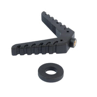 Fourche de Tir en V en Plastique Noir pour Canne de Tir, Filetage M6, Largeur 87 mm, vue 3