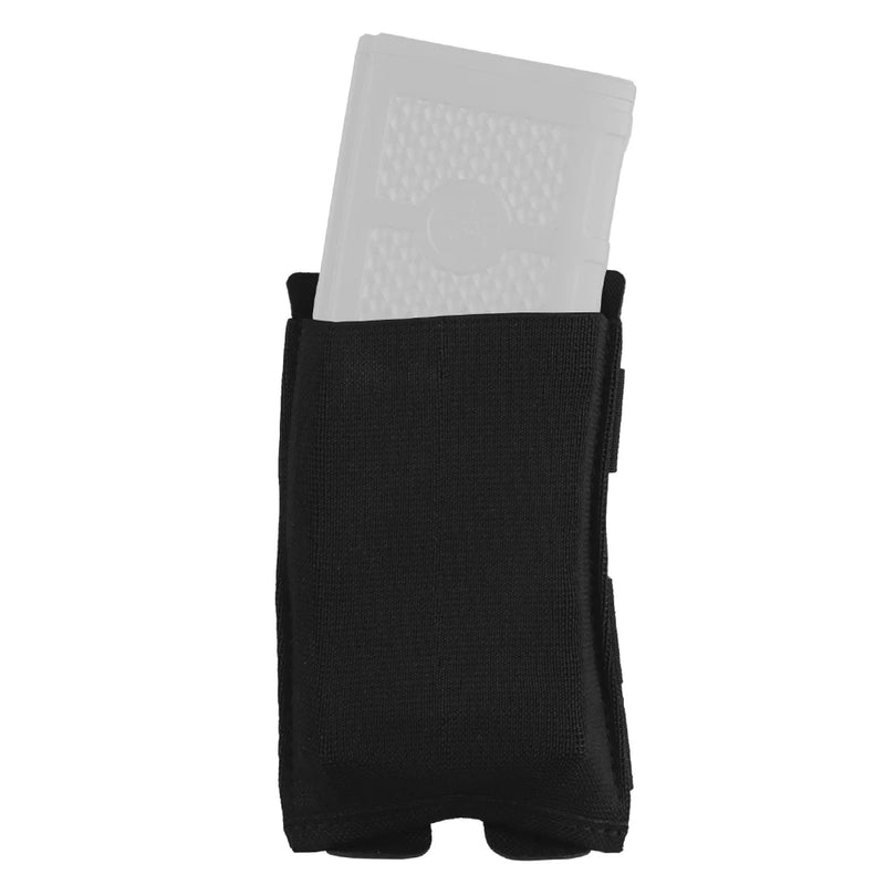 Porte-Chargeur Élastique MOLLE Nylon 5,56 et 7,62 mm, Simple, Double ou Triple, vue 7