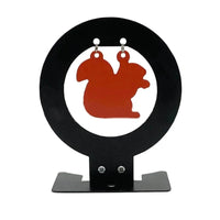 Cible Métallique Réactive en Acier, Silhouette Écureuil, Dinde, Panda ou Taureau, 12 cm, vue 9