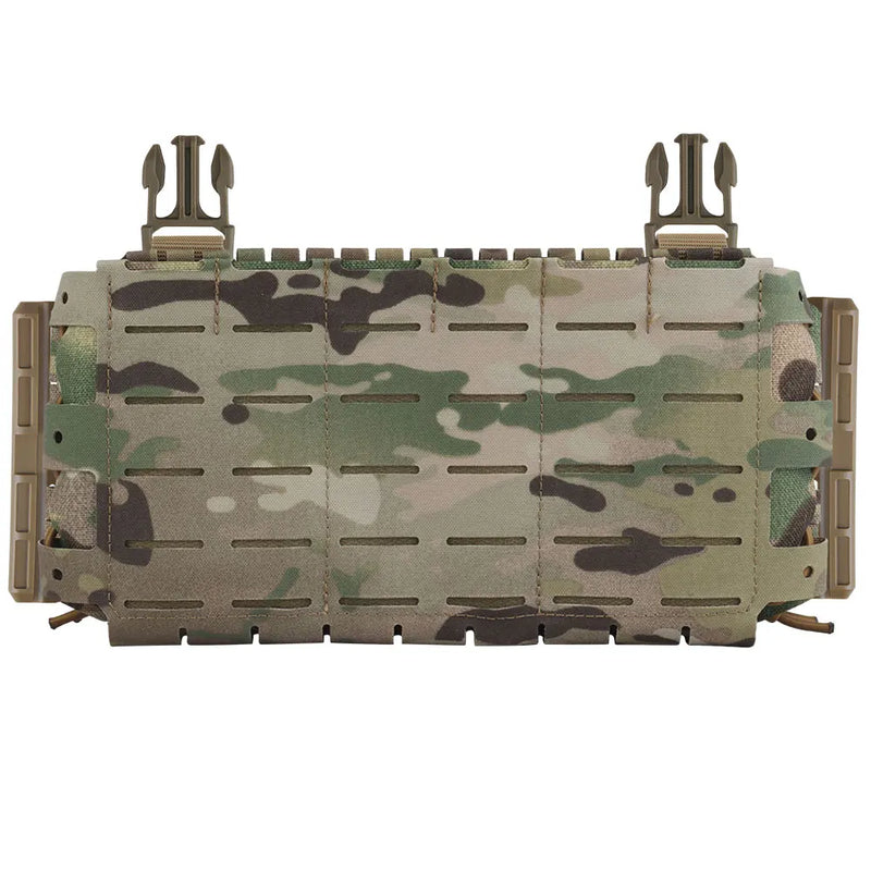 Porte-Chargeurs Triple Panneau Frontal MOLLE à Découpe Laser, 30 x 20 cm, 6 Coloris