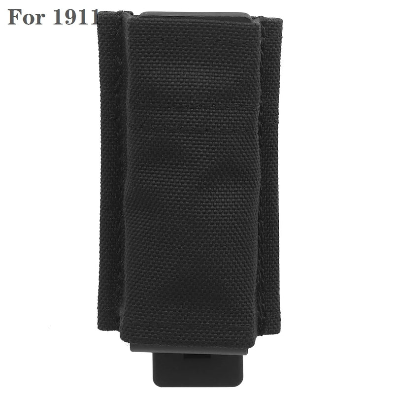 Porte-Chargeur Pistolet Simple 9 mm ou 1911, Nylon, MOLLE et Ceinture, vue 11