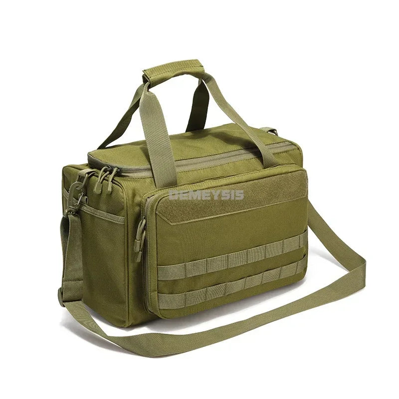 Sac de Tir Tactique Oxford à Cloisons Réglables et Panneaux MOLLE, 36 x 25 x 26 cm, vue 10