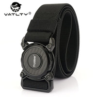 Ceinture Tactique Élastique Nylon, Boucle Rotative en Zinc, 125 cm, vue 2