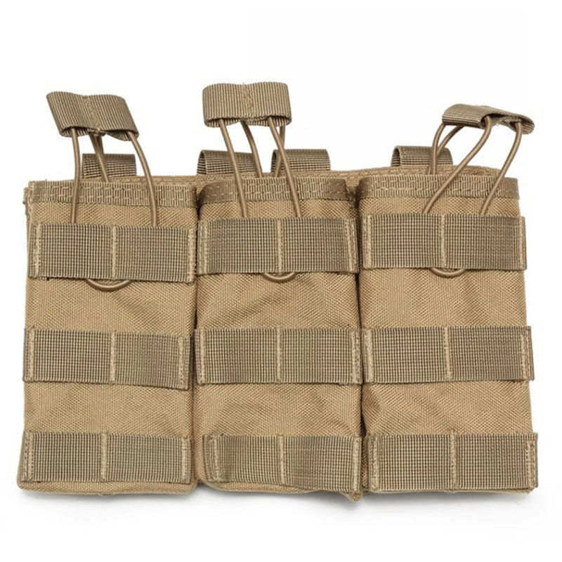 Porte-Chargeur Triple MOLLE Ouvert pour AK, M4 et AR15, 5,56 et 7,62 mm, vue 4