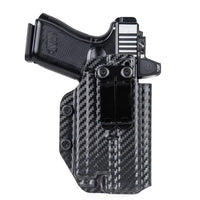 Holster IWB G19 avec Lampe et Point Rouge, Noir ou Aspect Carbone, vue 6