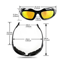 Lunettes Tactiques 4 Verres Interchangeables Cuivre, Fumé, Transparent, Jaune, vue 4
