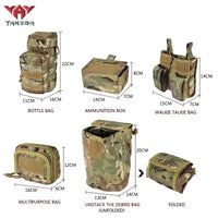Ceinture Tactique Rembourrée MOLLE avec ou sans Poches, Camouflage ou Unie, vue 5