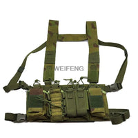 Gilet Tactique Chest Rig Léger en Nylon avec Quatre Porte-Chargeurs, Six Coloris, vue 6