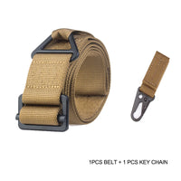 Ceinture Tactique en Nylon à Boucle Métallique, 125 cm, Sangles en Option, vue 12