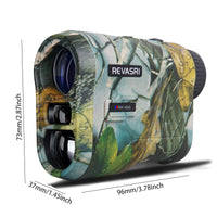 Télémètre Laser de Chasse Camouflage Rechargeable, 600 ou 1000 m, Angle et Vitesse, vue 6