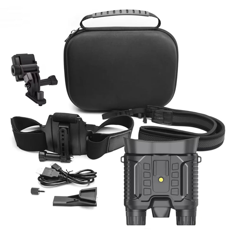 Jumelles de Vision Nocturne 4K à Fixer sur Casque ou Bandeau, Écran 8,9 cm, vue 7