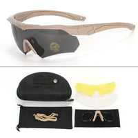 Lunettes de Tir à Demi-Monture, 3 Verres Interchangeables, Étui et Insert Optique, vue 8