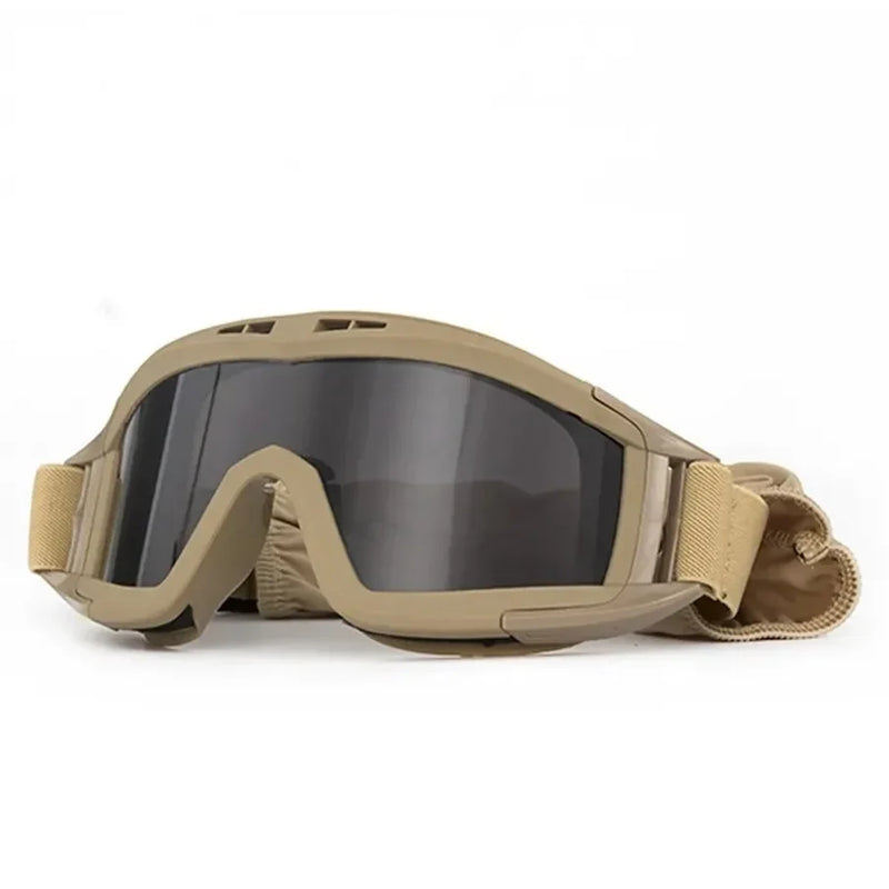 Masque Airsoft Ventilé à Sangle Élastique, 1 ou 3 Verres, 3 Coloris, vue 12
