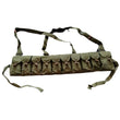Gilet Tactique Rétro à 10 Poches en Toile, Style Militaire des Années 1970, 68 x 14 cm