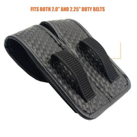 Porte-Chargeur Double pour Pistolet, Finition Tressée ou Nylon, Ceinture de 50 à 58 mm, vue 5