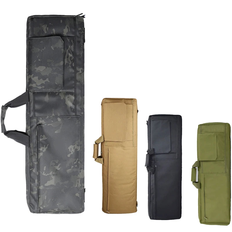Housse de Fusil Rembourrée Oxford 600D, 85 ou 100 cm, Poches MOLLE et Bandoulière