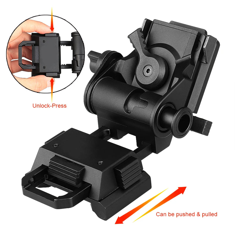 Support Vision Nocturne en Métal à Bras en J pour Casque Tactique, vue 7