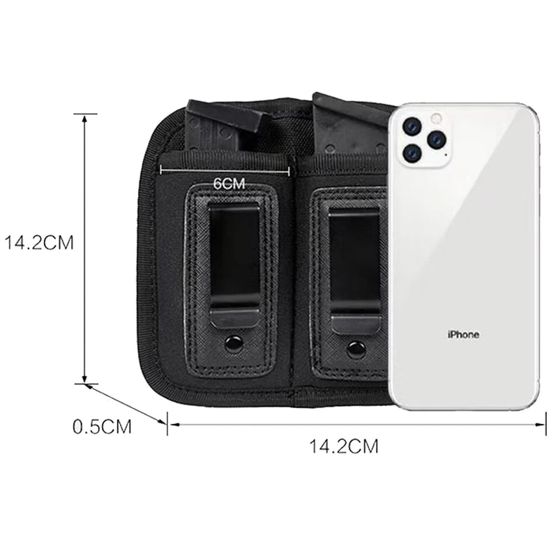 Porte-Chargeur Discret à Clip Néoprène, Simple ou Double, 9 mm et .40, vue 6