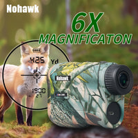 Télémètre Laser Camouflage ou Noir, 600 ou 1000 m, Pente et Hauteur, Housse Incluse