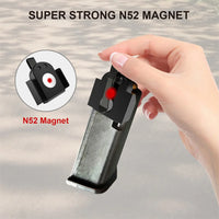 Porte-Chargeur Magnétique de Poche Acier et Aimant Néodyme, Droitier et Gaucher, vue 3