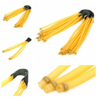 Élastique de Lance-Pierre Jaune en Faisceau de Tubes, Attache Noire, 30 cm, vue 6