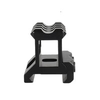 Rehausse de Rail Picatinny 31 mm en Aluminium Noir avec Rail Supérieur, vue 4