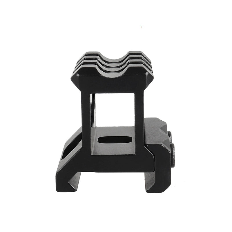 Rehausse de Rail Picatinny 31 mm en Aluminium Noir avec Rail Supérieur, vue 4