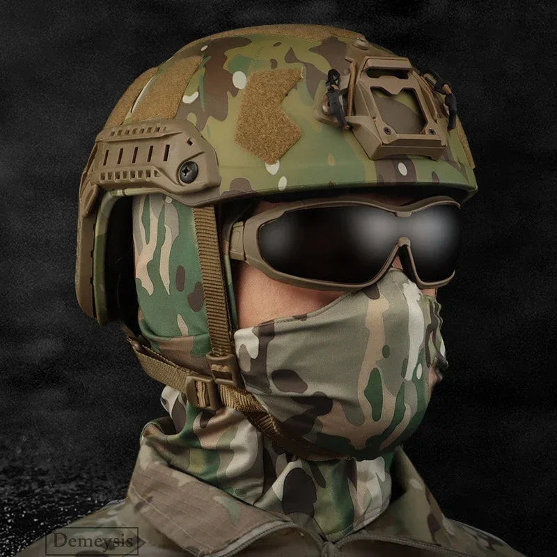 Cagoule Tactique Airsoft avec ou sans Insert en Silicone, 52-66 cm, vue 4