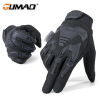Gants Tactiques Écran Tactile à Protection en Caoutchouc sur les Jointures, Noir, Vert ou Camouflage, S à XL, vue 6