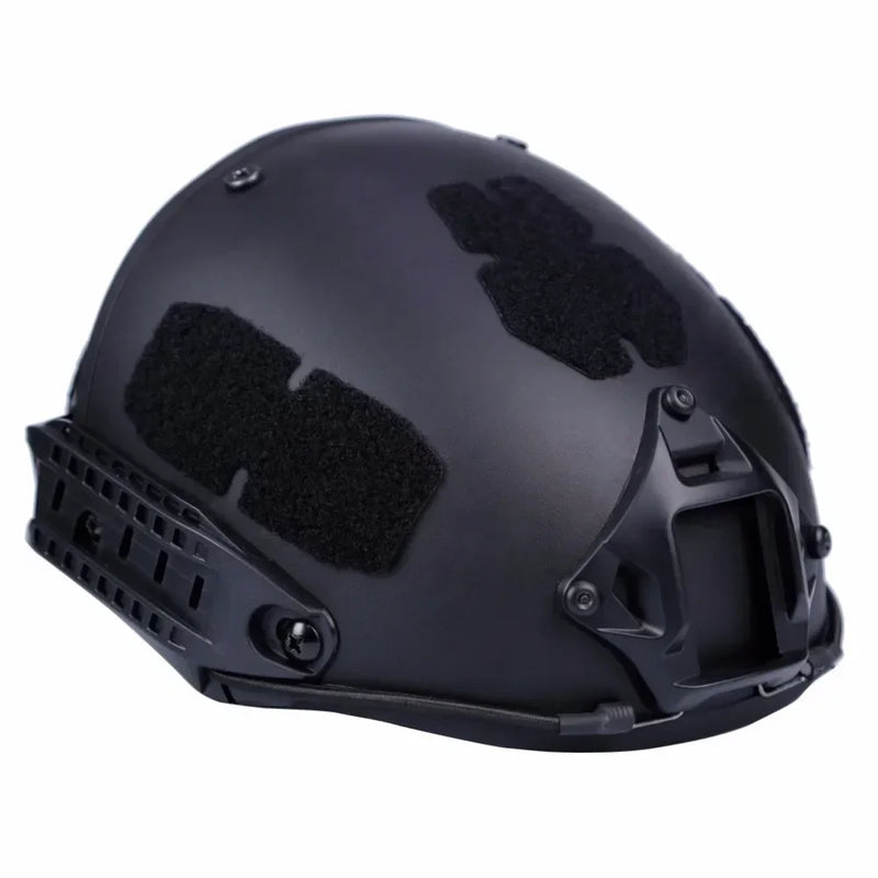 Casque Airsoft Tactique ABS 52-64 cm, Rails Latéraux et Support Frontal, vue 4