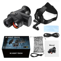Monoculaire Vision Nocturne Numérique 4K, Bandeau de Tête, Infrarouge 850 nm, vue 9