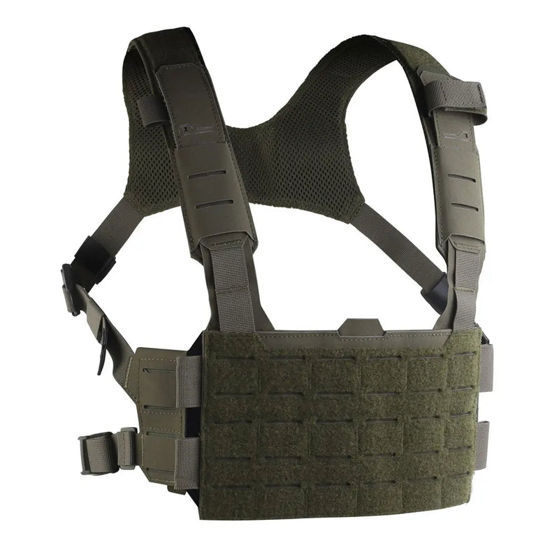 Gilet Tactique Chest Rig Modulaire à Panneau Frontal MOLLE, 29 x 21 cm, vue 2