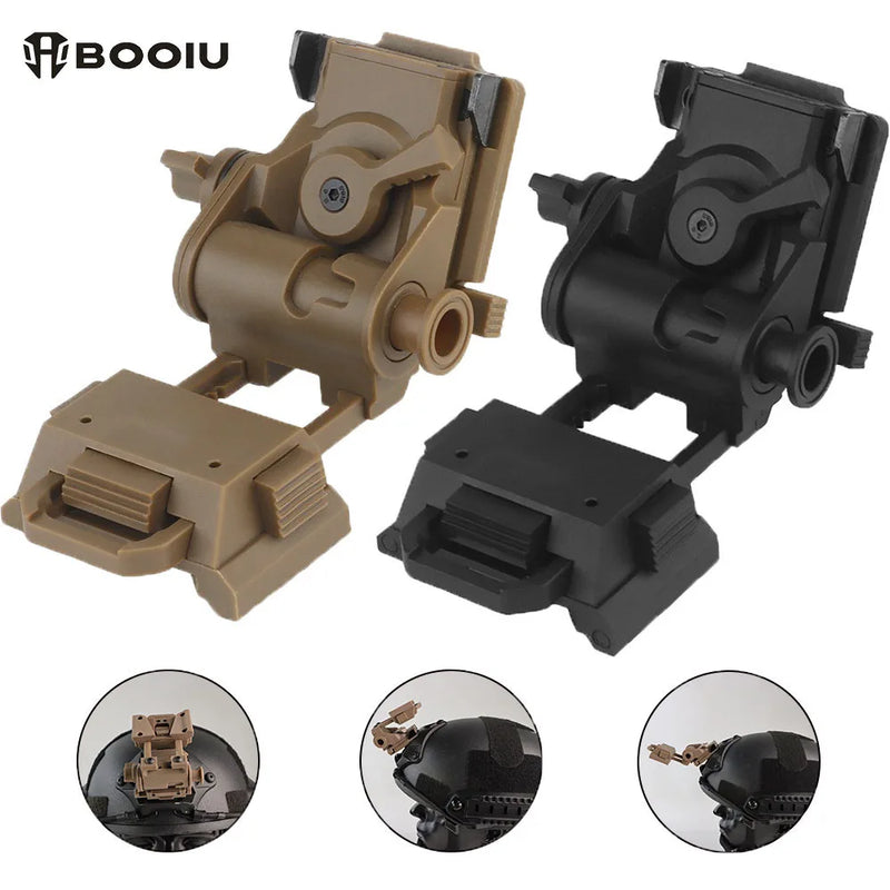 Support Vision Nocturne Rabattable pour Casque Tactique, Noir ou Beige Sable, vue 8