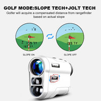 Télémètre Laser Compact Noir ou Blanc, 600 ou 1000 Yards, Pente, Rechargeable, vue 4