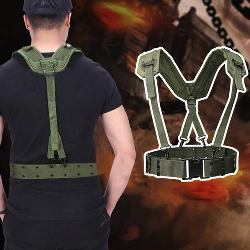 Ceinture Tactique MOLLE avec ou sans Harnais en Y Nylon, 3 Coloris, vue 6