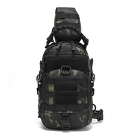Sac Bandoulière Tactique 5,5 L en Polyester 600D, Poignée Tressée et MOLLE, vue 8