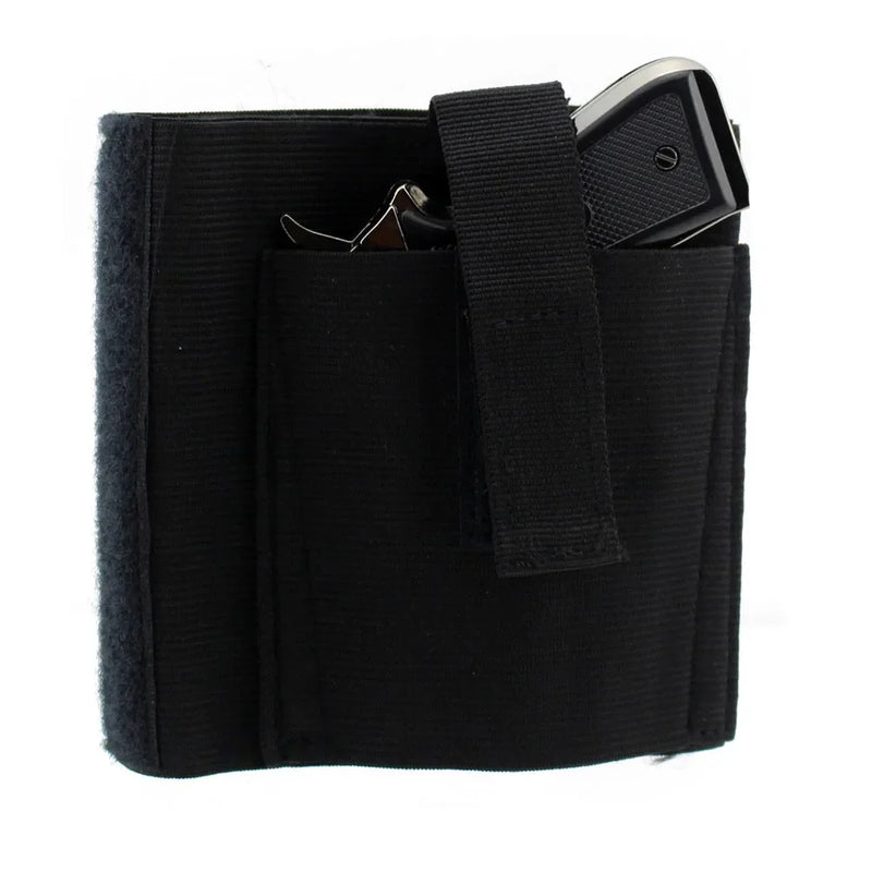 Holster de Cheville Élastique Noir pour Pistolet Compact, 40 x 12 cm, vue 5