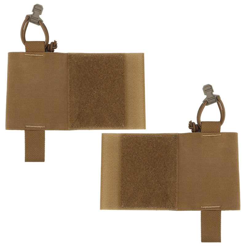 Poches Latérales Élastiques pour Gilet Tactique Porte-Plaques, Nylon 500D, Paire, vue 10