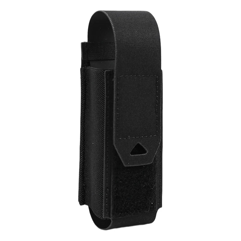 Porte-Chargeur Simple Multi-Usage en Nylon 500D à Rabat Réglable, Fixation MOLLE, 6 Coloris