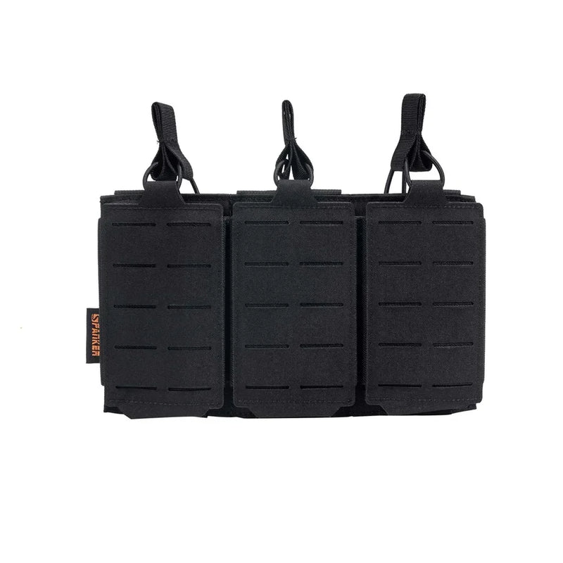 Porte-Chargeurs Triple MOLLE en Nylon pour Fusil, Découpe Laser, vue 8