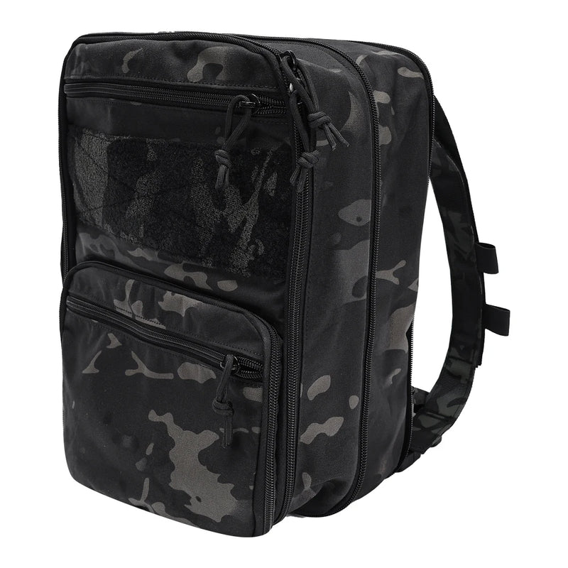 Sac Plat Extensible MOLLE pour Gilet Tactique, 1,2 à 2,5 L, Nylon, vue 8