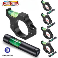 Niveau à Bulle pour Lunette de Tir avec Collier 25,4, 30 ou 34 mm, Rail 11 ou 20 mm, Aluminium Noir, vue 12