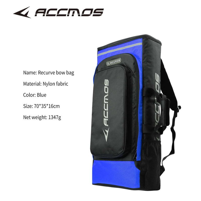 Sac à Dos pour Arc Recurve en Nylon 70 x 35 x 16 cm, avec ou sans Tube à Flèches, 7 Coloris, vue 18