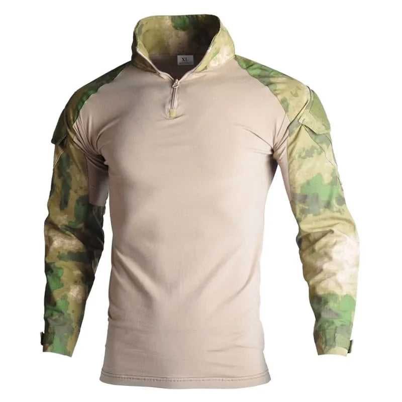 Chemise de Combat Airsoft en Coton à Manches Longues, Poches de Manche et Poignets Réglables, 8 Coloris, vue 7