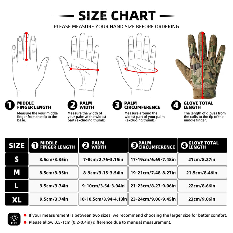 Gants Tactiques Écran Tactile à Protection en Caoutchouc sur les Jointures, Noir, Vert ou Camouflage, S à XL, vue 5