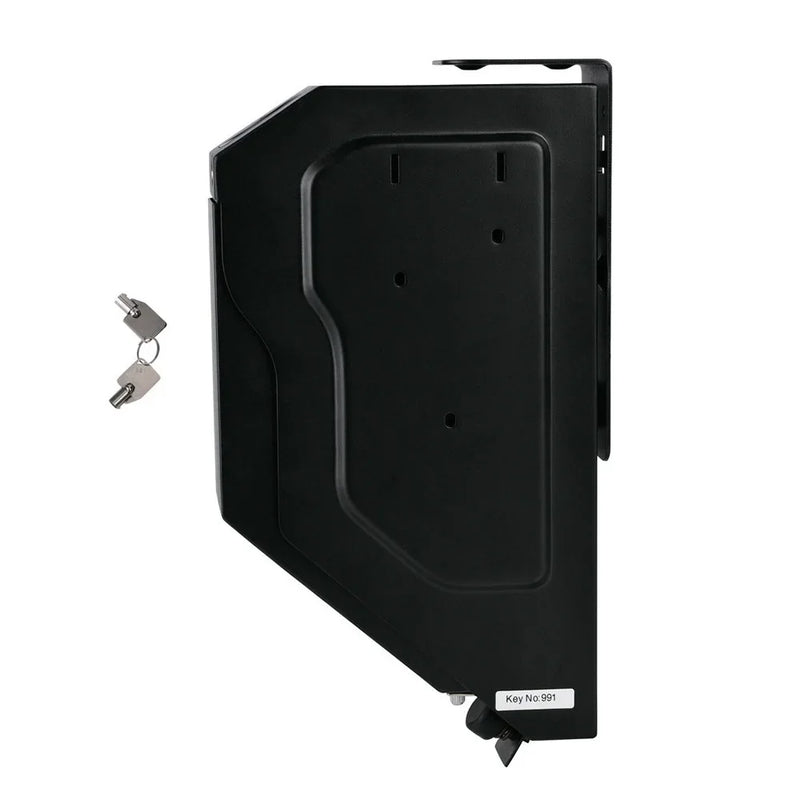 Coffre-Fort Arme de Poing Biométrique à Empreinte, Acier Noir, 120 Empreintes, 2 Clés, vue 2