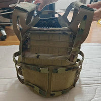 Gilet Tactique Porte-Plaques en Nylon 500D, Panneaux Latéraux MOLLE, vue 14